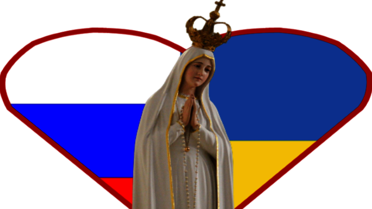 Weihe Russlands und der Ukraine an das Unbefleckte Herz Mariens